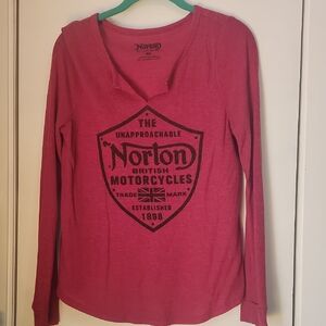 Women's Pink Long Sleeve Top